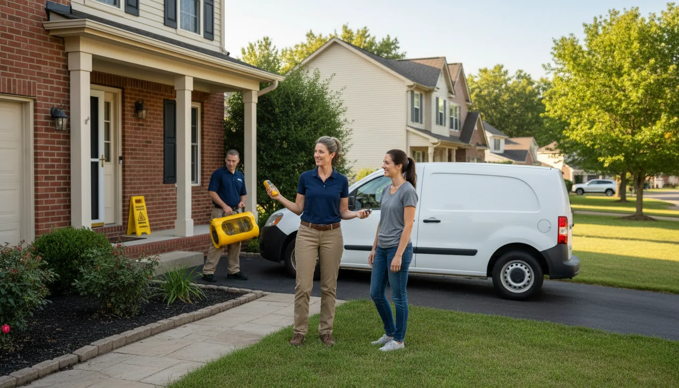 Water restoration image for Water Damage & Restoration Services in Varney, WV